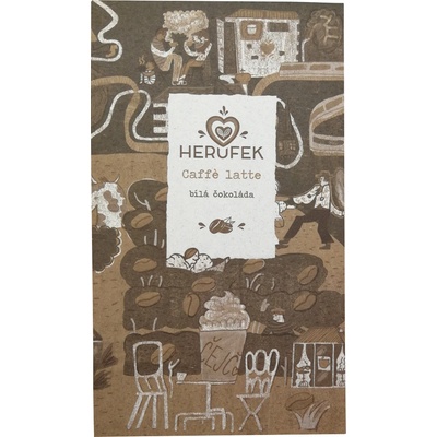 Herufek bílá 40% Caffè latte 50 g