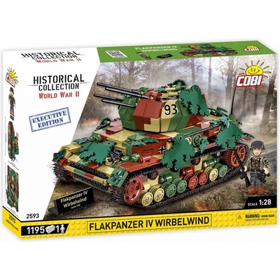 COBI 2593 World War II Samohybný protilietadlový kanón Flakpanzer IV WIRBELWIND 1:28