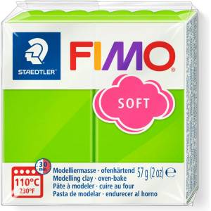 FIMO Полимерна глина Staedtler Fimo Soft, 57 g, яб. зел50 (21895-А-ЯБЪЛК.ЗЕЛЕ)