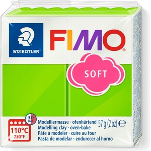 FIMO Полимерна глина Staedtler Fimo Soft, 57 g, яб. зел50 (21895-А-ЯБЪЛК.ЗЕЛЕ)