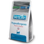 Farmina Vet Life Hypoallergenic Pork Potato - Пълноценна диетична храна за котки за намаляване на непоносимостта към някои съставки и хранителни вещества - 0, 4 кг, Италия - PVN0040014
