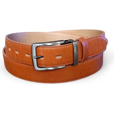 Penny Belts pánský kožený opasek Julian světle hnědý