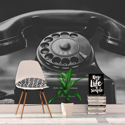 Tapeta SABLIO Starý telefon, rozměry 336x220 cm