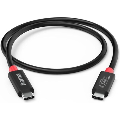 Кабел USB-C, E-Marker, USB4 Gen2, 20 Gbit/s, 5 A, 240 W, 200788 (HAMA-200788)