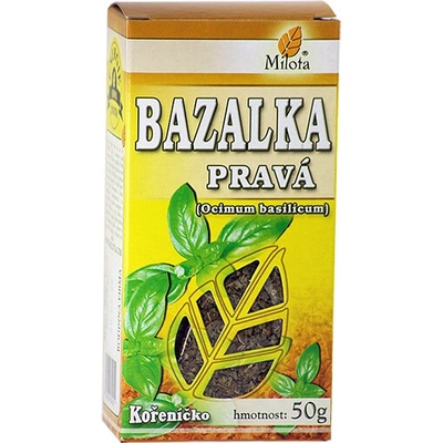 Milota bazalka pravá nať 50 g