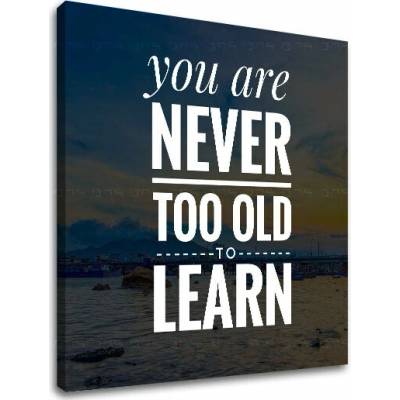 Motivačný obraz na stenu You are never too old - 90x90 cm