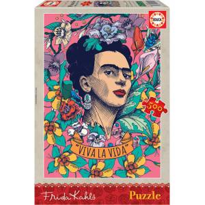 Educa Пъзел Educa от 500 части - Живей живота, Фрида Кало (EDU19251)