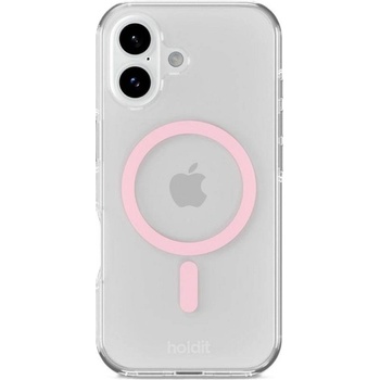 Holdit Калъф Holdit - iPhone 17, MagSafe, розов/прозрачен (7330985168376)