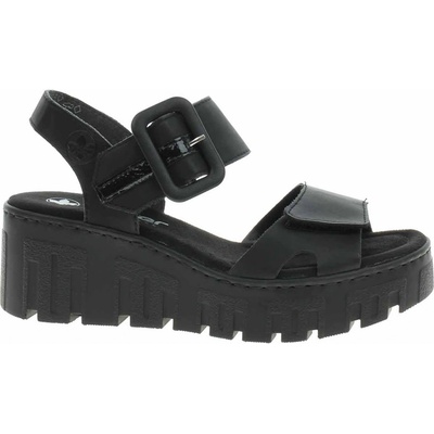 Dámské sandály Rieker 68050 00 schwarz