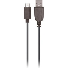 Setty Nabíjecí USB kabel 1m 2A microUSB, černý GSM043217