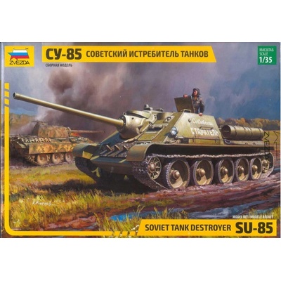 ZVEZDA 3690 SU-85 Soviet Tank Destroyer 1:35