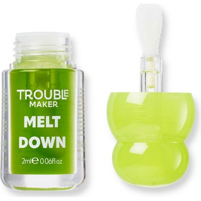 Trouble Maker Olej na pery Melt Down Lip Oil Dizzy Busy Green 2 ml