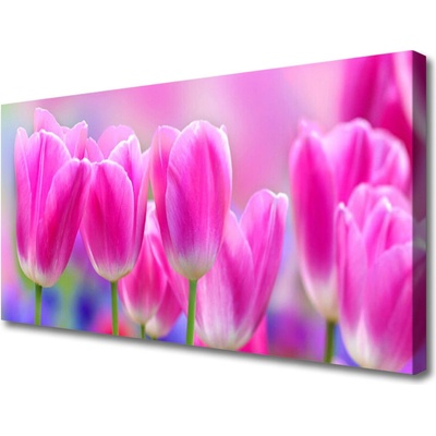 Obraz na plátně Tulipány 100x50 cm