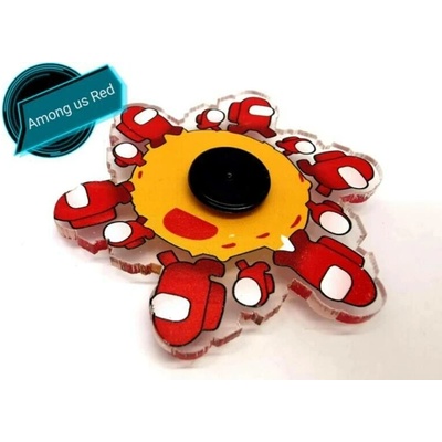Fidget Spinner 6tiramenný animovaný Among