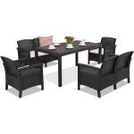 BICA Ратанов комплект Venezia Apetito 6 Bica кафяв (BCVEN6BR)