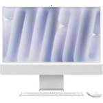 Apple iMac 24" Retina 4.5K Display с Apple M4 с 8-Core CPU, 8-Core GPU, 16GB RAM, 256GB SSD - Silver, Intl. Engl. клавиатура (Процесор: Apple M4 (10-core CPU, 10-core GPU)) (mwuc3ze/a_imac24-cpu-10gpu)