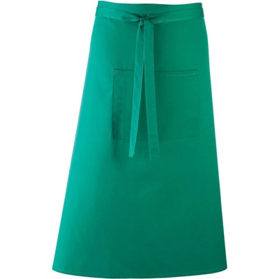 Premier Zástěra Colours PR 158 do pasu dlouhá COT-39015827799 Smaragdová