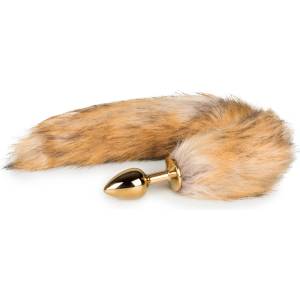 EasyToys Fox Tail Plug ET158 Gold