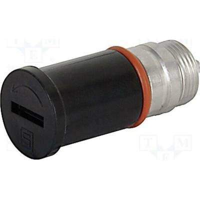 SCHURTER 0031.2322 Adaptér; 5x20mm; 16A; 500VAC; FUL; černá; UL94V-0; IP67; -40÷85°C