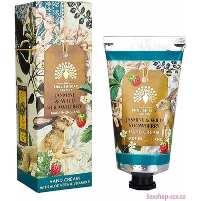 English Soap Company krém na ruce Jasmín & Lesní jahody 75 ml