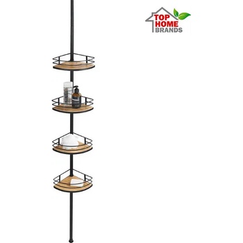 Image 1 of Wenko-Wenselaar GmbH & Co. KG, Germany Ъглова етажерка за баня Wenko Dolcedo, неръждаема стомана и бамбук