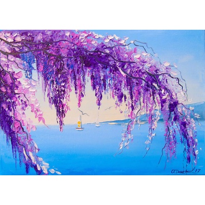 Enjoy - Puzzle Wisteria by the Sea - 1 000 piese