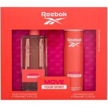 Reebok Move Your Spirit подаръчен комплект: EDT 100 ml + дезодорант 150 ml за жени