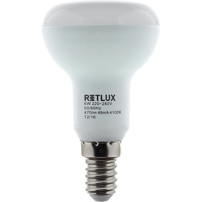Retlux R50 E14 Spot 6W studená biela