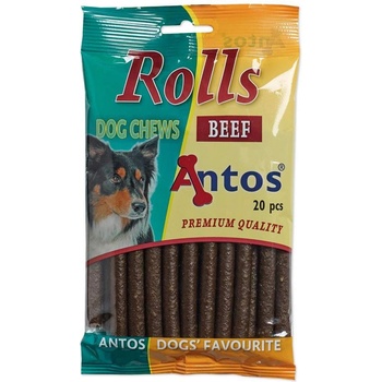 Antos beef rolls -Кучешко лакомство меки солети с говеждо, 200 гр