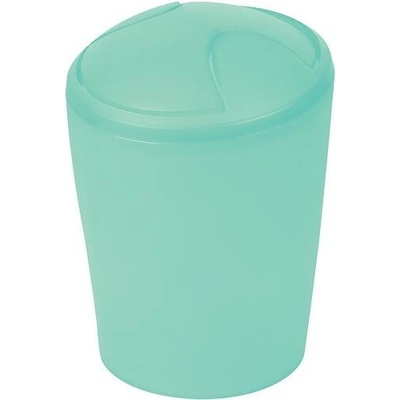 Spirella výklopný odpadkový koš MOVE, mint zelená, plast, 5 L 10_18633