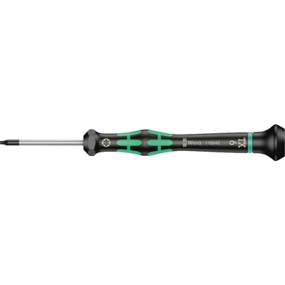 Wera 2067 pre elektroniku a jemnú mechaniku skrutkovač Torx Veľkosť skrutkovača T 6 Dĺžka drieku: 40 mm; 05118042001