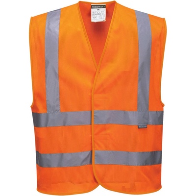 Portwest C370 MESHAIR BAND & BRACE Reflexná vesta Fluorescenčno oranžová
