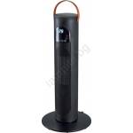 Kobi Вентилатор с керамичен нагревател rin 2000w/230v черен + дистанционно управление (kb0753)