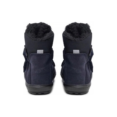 Mrugała dětské kozačky z přírodní kůže modré