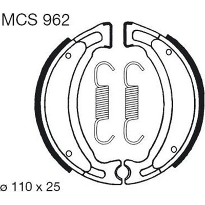 Zadné brzdové doštičky / obloženie TRW / Lucas Yamaha TT-R 125 LW 2000 - 2011