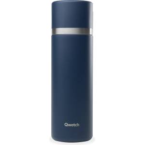 Qwetch Изотермична бутилка от неръждаема стомана, 750 ml - Matte Navy Blue
