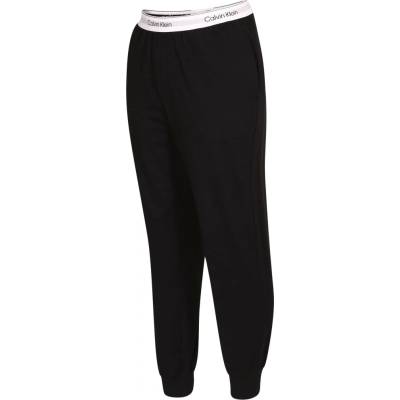 Calvin Klein Pánské tepláky MODERN COTTON LOUNGE-JOGGER černá Bílá