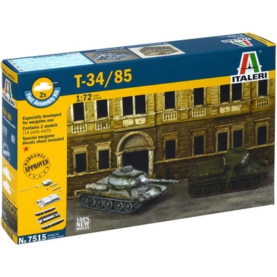Italeri Easy Kit T 34 85 1:72