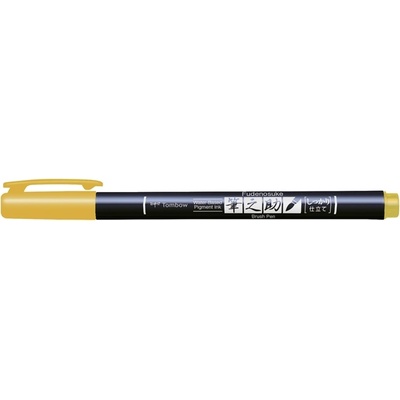 Tombow Marker Fudenosuke твърд жълт (WS-BH03)