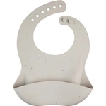 Canpol Силиконов лигавник с джоб Canpol - Dots, сив (51/029_grey) - baby