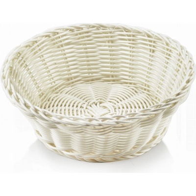 Affek Design HIWI7066 Plastový košík na chlieb pečivo smotanový 20x8 cm