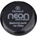 Dermacol Neon Hair Powder barevný pudr na vlasy 08 Black with glitters 2,2 g