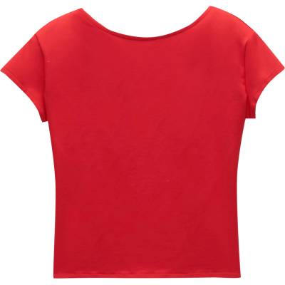 Pull&Bear Тениска червено, размер XS