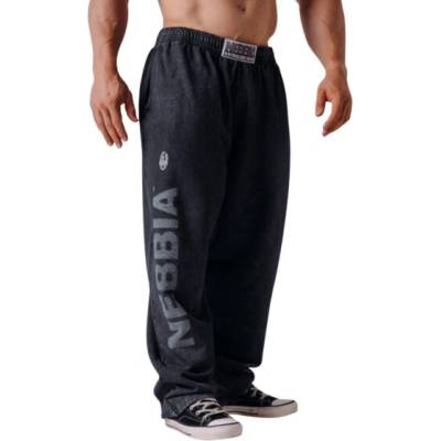 Nebbia x Olympia Pump Cover tepláky 954 černé