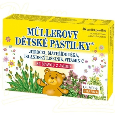 Müllerovy dětské pastilky 36 ks