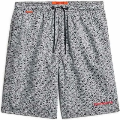 Superdry Бански гащета Superdry Aop 16´´ swimming shorts - Grey (Superdry Black White)