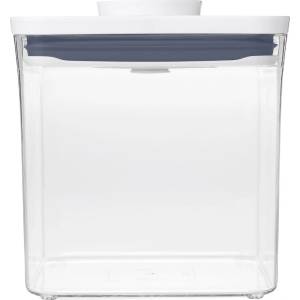 OXO Кухненски съд за съхранение pop good grips 2, 6 л, голям квадрат, пластмаса, oxo (oxo11233600)