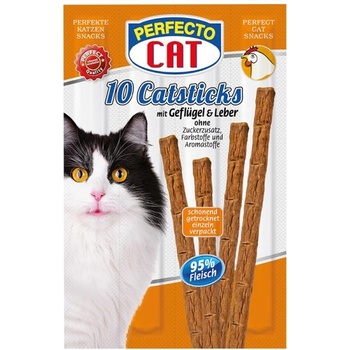 Perfecto Cat Masové tyčky játra & drůbeží 10 x 50 g