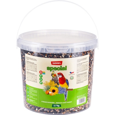 DARWINs stredný papagáj 2,7 kg