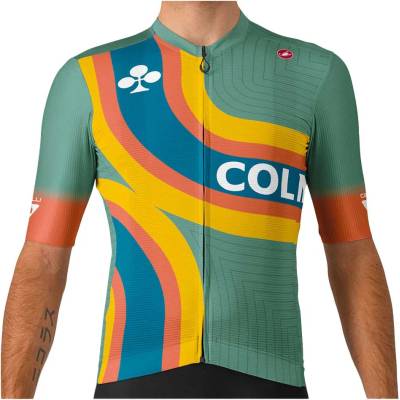 Castelli Мъжка фланелка с къс ръкав за колоездене Castelli Espresso Jersey Cycling jersey - Nathan / Sponsor (056-3836-0811)